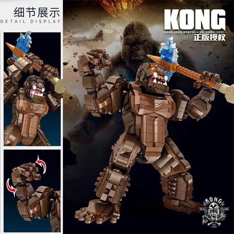 Building Blocks Movie MOC Creative Expert King Kong Bricks Toy - 7
