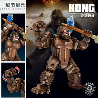 Thumbnail for Building Blocks Movie MOC Creative Expert King Kong Bricks Toy - 7