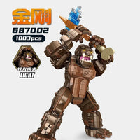 Thumbnail for Building Blocks Movie MOC Creative Expert King Kong Bricks Toy - 3