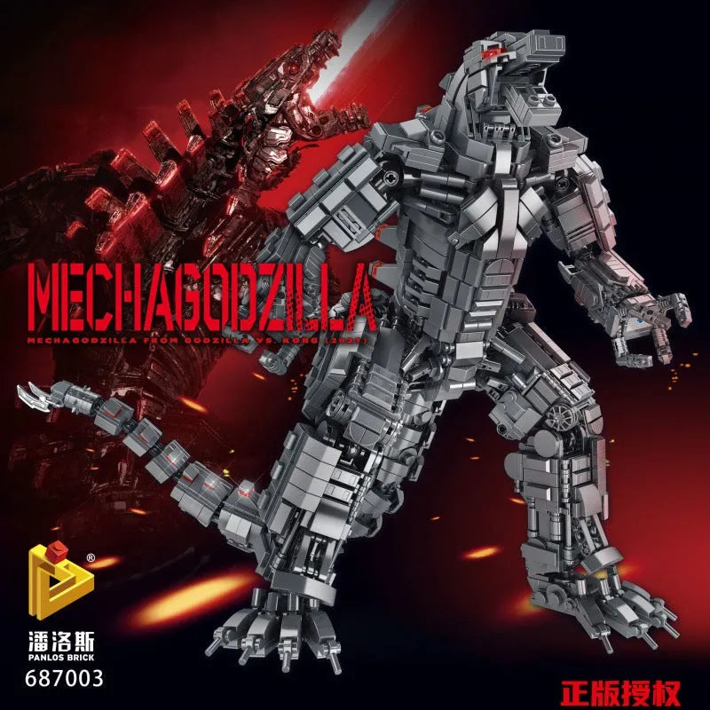 Building Blocks Movie MOC Creative Expert Mecha Godzilla Bricks Toy - 2