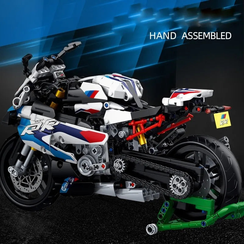 Tech MOC BMW M 1000RR Motorcycle Bricks Toys 672004