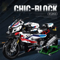 Thumbnail for Building Blocks Tech MOC BMW M 1000RR Motorcycle Bricks Toys 672004 - 3