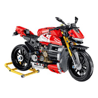 Thumbnail for Building Blocks Tech MOC Streetfighter V4 SP Motorcycle Bricks Toy 672006 - 1