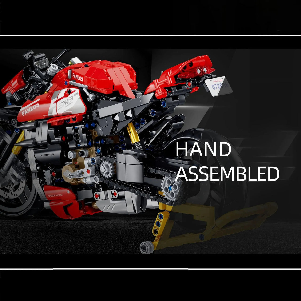 Building Blocks Tech MOC Streetfighter V4 SP Motorcycle Bricks Toy 672006 - 3