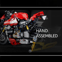 Thumbnail for Building Blocks Tech MOC Streetfighter V4 SP Motorcycle Bricks Toy 672006 - 3
