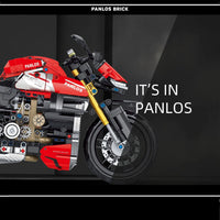 Thumbnail for Building Blocks Tech MOC Streetfighter V4 SP Motorcycle Bricks Toy 672006 - 4