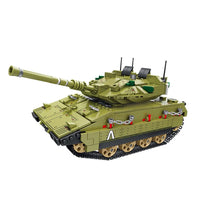 Thumbnail for Building Blocks Tech Motorized RC Merkava Main Battle Tank Bricks Toy Construction Set Toys - 1