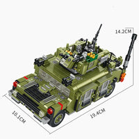 Thumbnail for Building Blocks Transformed Infantry Combat Armored Vehicle Bricks Toys - 1