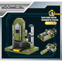 Thumbnail for Building Blocks Transformed Infantry Combat Armored Vehicle Bricks Toys - 5