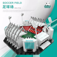 Thumbnail for Building Blocks City Street Expert Soccer MOC Football Stadium Bricks Toys - 4