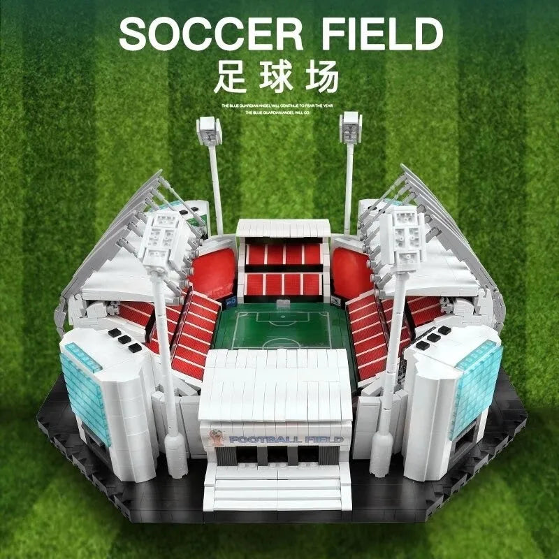 Building Blocks City Street Expert Soccer MOC Football Stadium Bricks Toys - 9