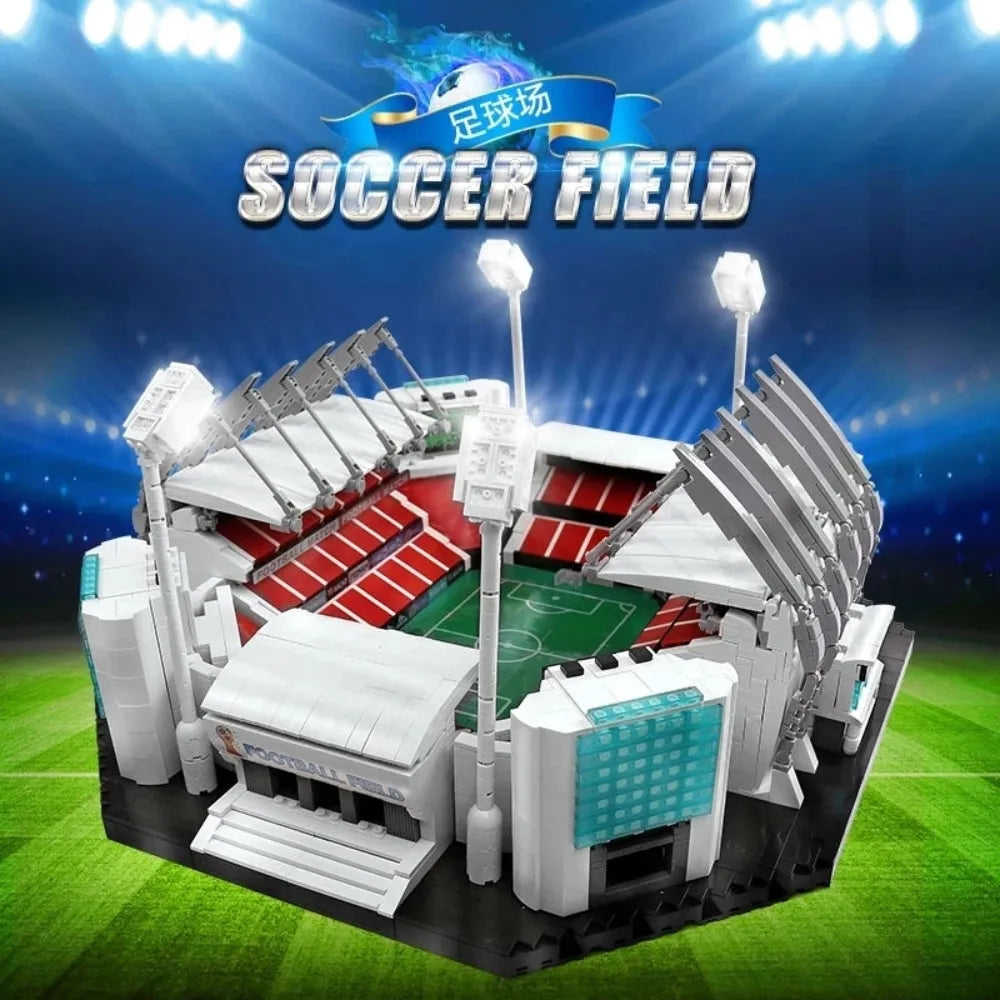 Building Blocks City Street Expert Soccer MOC Football Stadium Bricks Toys - 3