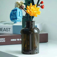 Thumbnail for Building Blocks MOC Bottled Flowers Pot Bouquet Bricks Kids Toys 92012 Construction Set Toys - 9