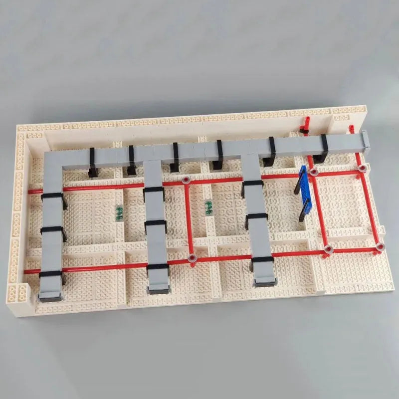 Building Blocks MOC City Creator Expert Car Parking Garage Bricks Toy - 10