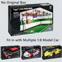 Thumbnail for Building Blocks MOC City Creator Expert Car Parking Garage Bricks Toy - 3