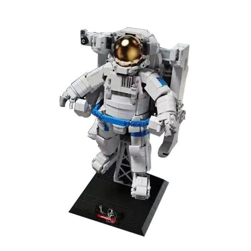 Building Blocks MOC Expert Idea Exploring Space Astronaut Bricks Toy Construction Set Toys - 1