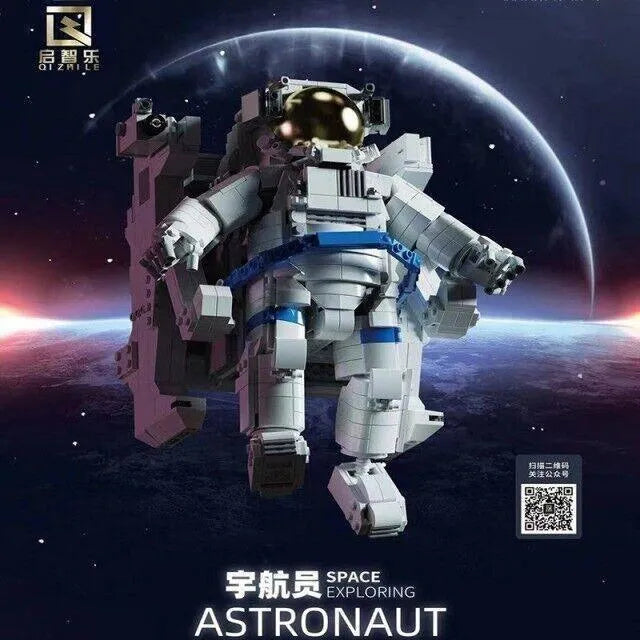 Building Blocks MOC Expert Idea Exploring Space Astronaut Bricks Toy - 3