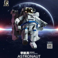 Thumbnail for Building Blocks MOC Expert Idea Exploring Space Astronaut Bricks Toy Construction Set Toys - 3