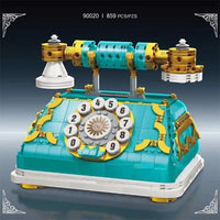Thumbnail for Building Blocks MOC Retro Classic Telephone Bricks Kids Toys 90020 - 2