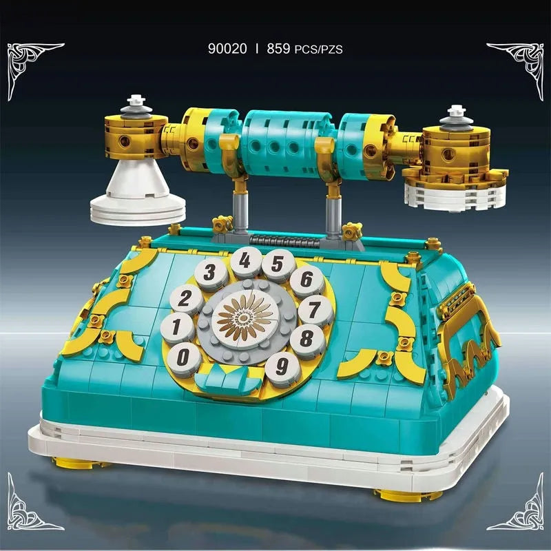 Building Blocks MOC Retro Classic Telephone Bricks Kids Toys 90020 - 6