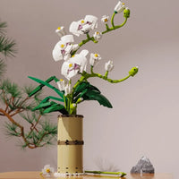 Thumbnail for Building Blocks MOC Romantic Flowers Cotton Bouquet Bricks Kids Toy Construction Set Toys - 4