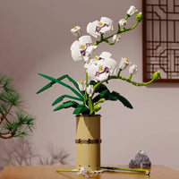 Thumbnail for Building Blocks MOC Romantic Flowers Cotton Bouquet Bricks Kids Toy Construction Set Toys - 3