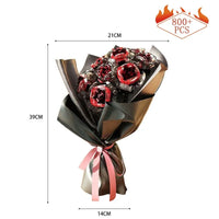 Thumbnail for Building Blocks MOC Romantic Rose Flower Bouquet Bricks Toys Kids 92009 - 1