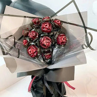 Thumbnail for Building Blocks MOC Romantic Rose Flower Bouquet Bricks Toys Kids 92009 Construction Set Toys - 7