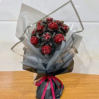 Thumbnail for Building Blocks MOC Romantic Rose Flower Bouquet Bricks Toys Kids 92009 Construction Set Toys - 8