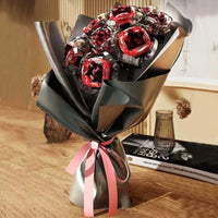 Thumbnail for Building Blocks MOC Romantic Rose Flower Bouquet Bricks Toys Kids 92009 Construction Set Toys - 10