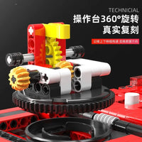 Thumbnail for Building Blocks Technic MOC 6523 Jetting Fire Engine Truck Bricks Toys - 5