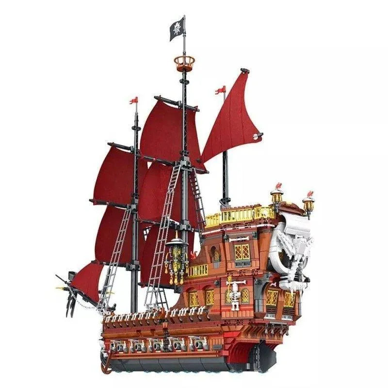 Building Blocks Creator MOC The Royal Pirate Revenge Ship Bricks Toy 66010 - 3