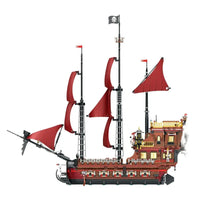 Thumbnail for Building Blocks Creator MOC The Royal Pirate Revenge Ship Bricks Toys - 1
