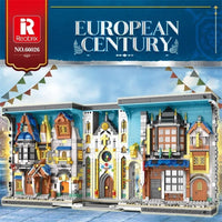 Thumbnail for Building Blocks Expert Creator MOC Medieval Town Market Bricks Toy Construction Set Toys - 3