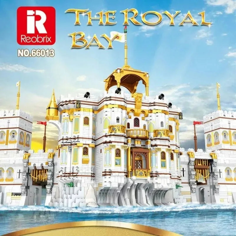 Building Blocks Expert Creator Pirate MOC The Royal Bay Bricks Toy - 2