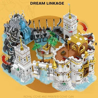 Thumbnail for Building Blocks Expert Creator Pirate MOC The Royal Bay Bricks Toy - 4