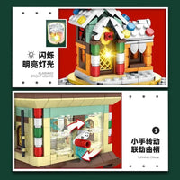 Thumbnail for Building Blocks Ideas Christmas Dreams Winter Santa Bricks Model Kids Toys Construction Set Toys - 6