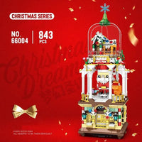 Thumbnail for Building Blocks Ideas Christmas Dreams Winter Santa Bricks Model Kids Toys - 2