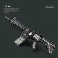 Thumbnail for Building Blocks Military MOC M416 Assault Rifle Guns Bricks Toys 77004 Construction Set Toys - 5