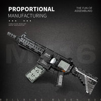 Thumbnail for Building Blocks Military MOC M416 Assault Rifle Guns Bricks Toys 77004 Construction Set Toys - 3