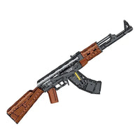 Thumbnail for Building Blocks Military Weapon MOC AK47 Assault Rifle Bricks Toy 77005 - 1