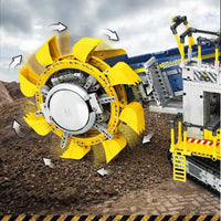 Thumbnail for Building Blocks MOC 22017 RC APP Bucket Wheel Excavator Bricks Toy Construction Set Toys - 5