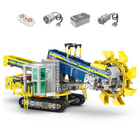 Thumbnail for Building Blocks MOC 22017 RC APP Bucket Wheel Excavator Bricks Toy Construction Set Toys - 1