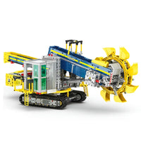 Thumbnail for Building Blocks MOC 22017 RC APP Bucket Wheel Excavator Bricks Toy Construction Set Toys - 9
