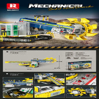 Thumbnail for Building Blocks MOC 22017 RC APP Bucket Wheel Excavator Bricks Toy Construction Set Toys - 7
