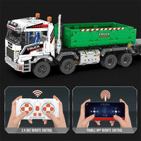Thumbnail for Building Blocks MOC 22021 RC Carriage Hoist Crane Trailer Truck Bricks Toys Construction Set Toys - 4