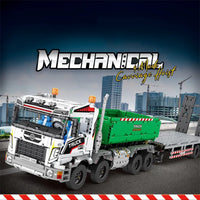 Thumbnail for Building Blocks MOC 22021 RC Carriage Hoist Crane Trailer Truck Bricks Toys Construction Set Toys - 2