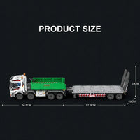 Thumbnail for Building Blocks MOC 22021 RC Carriage Hoist Crane Trailer Truck Bricks Toys Construction Set Toys - 6