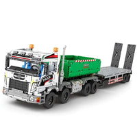 Thumbnail for Building Blocks MOC 22021 RC Carriage Hoist Crane Trailer Truck Bricks Toys Construction Set Toys - 3