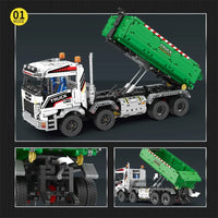 Thumbnail for Building Blocks MOC 22021 RC Carriage Hoist Crane Trailer Truck Bricks Toys Construction Set Toys - 5